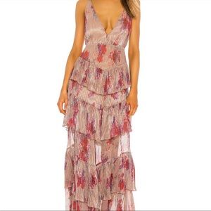 Micheal Costello 
x REVOLVE Oriana Gown in Multi Floral XXS